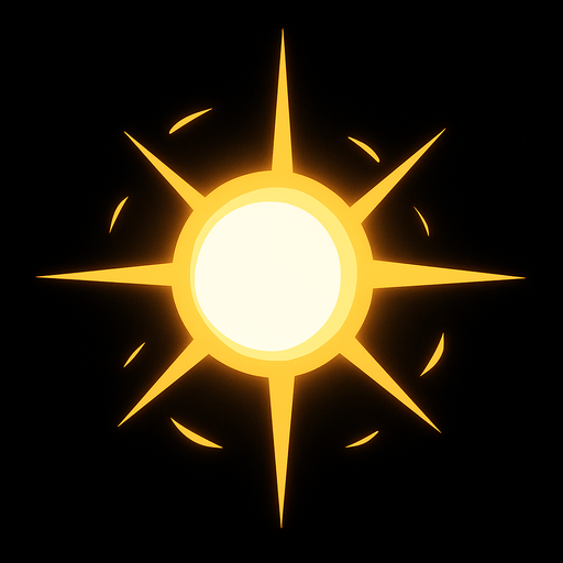 far ışığı yansıması.
In-Game asset.  2d.  High contrast.  No shadows