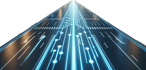 Background.
Create a road of hi- tech city that contains nothing in it