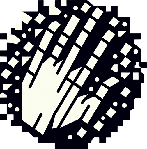 hand.
Single Game Texture. In-Game asset. 2d. Blank background. High contrast. No shadows.