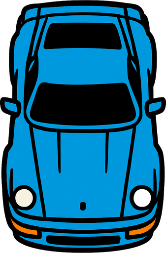 car looks above.
In-Game asset.  2d.  High contrast.  No shadows