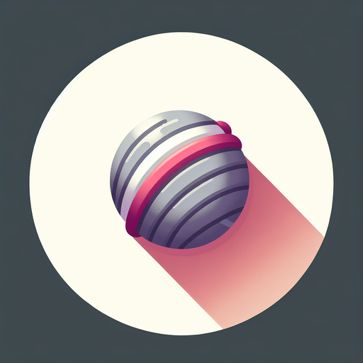 Una bola de lana.
Single Game Texture.  In-Game asset.  2d.  Blank background.  High contrast.  No shadows