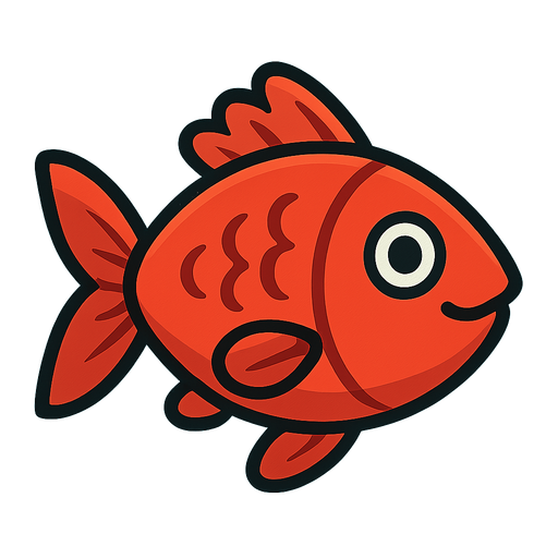 Fish.
In-Game asset.  2d.  High contrast.  No shadows