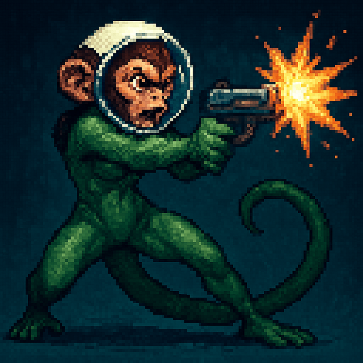 attacking with gun