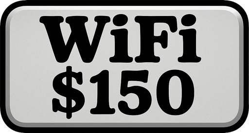 Make button silver and change test to say 'WiFi $150'