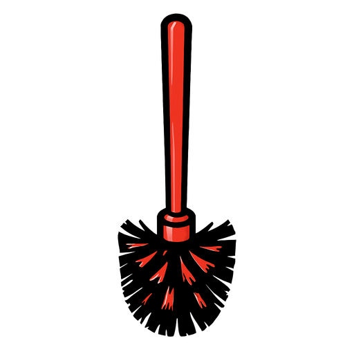 bana dimdik tovalet fırçası tasarla.
In-Game asset.  2d.  High contrast.  No shadows