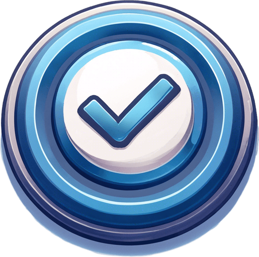 Replace the checkmark symbol with a question mark, please.