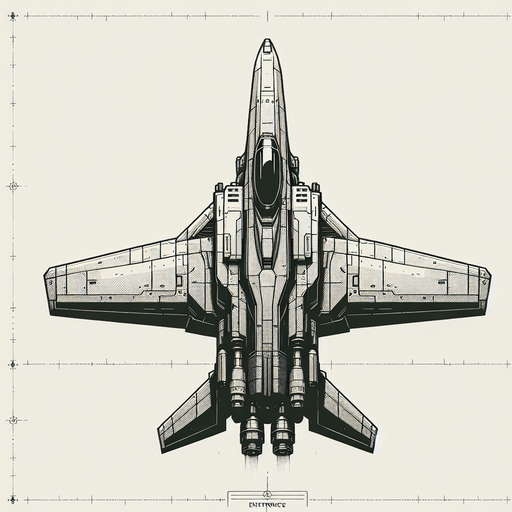 Futuristic fighter plane, chrono trigger, top down view, behind
Single Game Texture. In-Game asset. 2d. Blank background. High contrast. No shadows.
