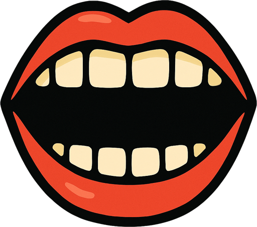 Agız.
In-Game asset.  2d.  High contrast.  No shadows