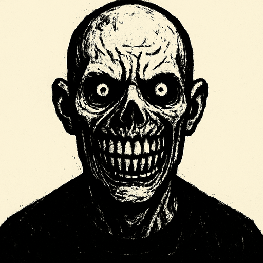 Bana Korkunç bir kare insan oluştur.
In-Game asset.  2d.  High contrast.  No shadows