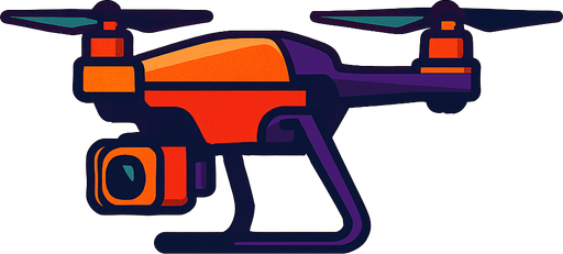 drone side view.
In-Game asset.  2d.  High contrast.  No shadows