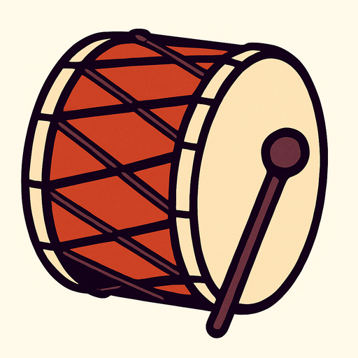 davul.
In-Game asset.  2d.  High contrast.  No shadows