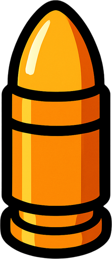 Mermi.
In-Game asset.  2d.  High contrast.  No shadows