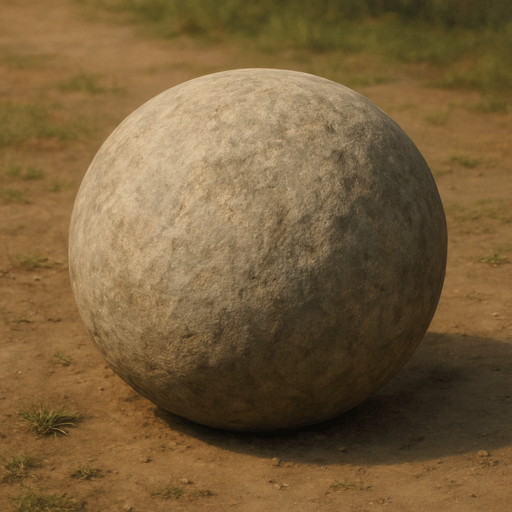 big round stone