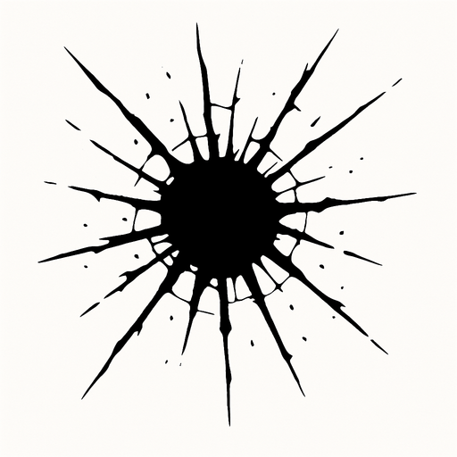 mermi izi.
In-Game asset.  2d.  High contrast.  No shadows