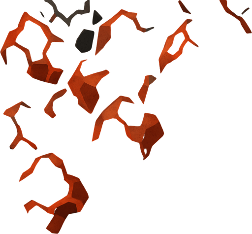 Rocas volcanicas, ocupar toda la imagen, visto desde arriba.
In-Game asset.  2d.  High contrast.  No shadows