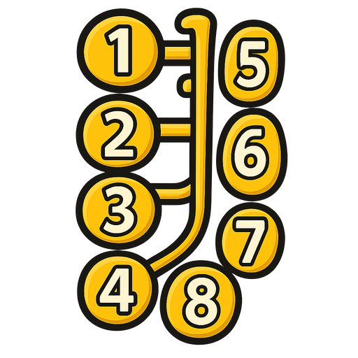 Add number 5 to painted area