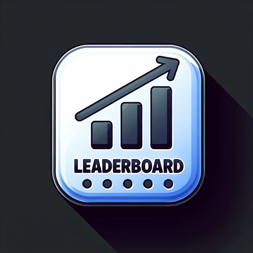 button leaderboards.
Single Game Texture. In-Game asset. 2d. Blank background. High contrast. No shadows.