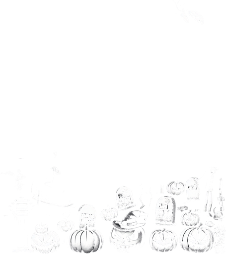 Generate a high quality cartoon background Halloween image on a black canvas similar to the format of where is waldo.
Single Game Texture. In-Game asset. 2d. Blank background. High contrast. No shadows.
