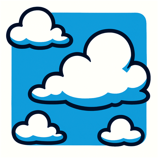 white sky.
In-Game asset.  2d.  High contrast.  No shadows