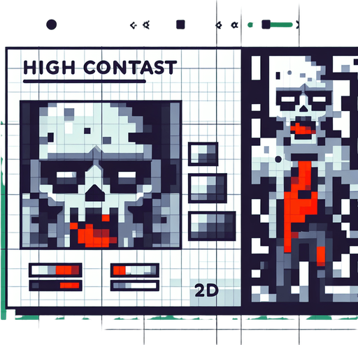 Zombie 2d.
Single Game Texture.  In-Game asset.  2d.  Blank background.  High contrast.  No shadows