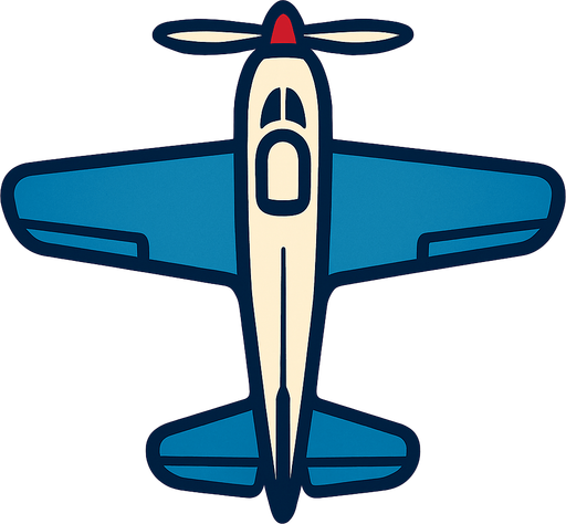 plane. from top side 

In-Game asset.  2d.  High contrast.  No shadows