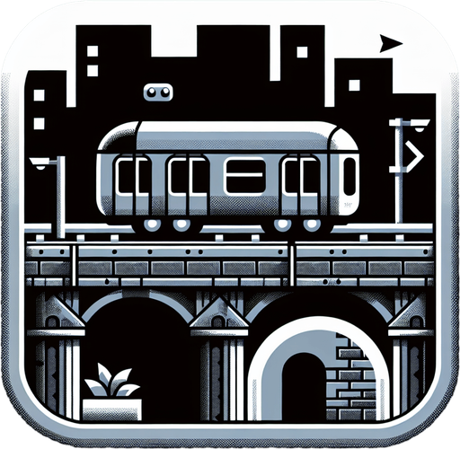 Make a subway Obstacle.
Single Game Texture. In-Game asset. 2d. Blank background. High contrast. No shadows.