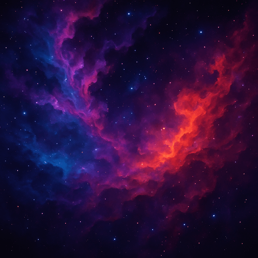 Neboula background.
In-Game asset.  2d.  High contrast.  No shadows. Cinematic deep