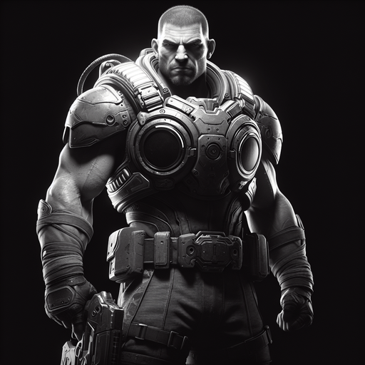 Hero.
Make an image of a hero of game who is a very strong human