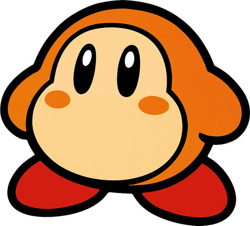Waddle dee.
In-Game asset.  2d.  High contrast.  No shadows