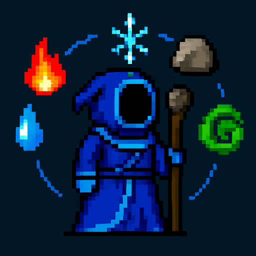 Tint the wizard to blue