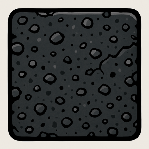 asvalt.
In-Game asset.  2d.  High contrast.  No shadows