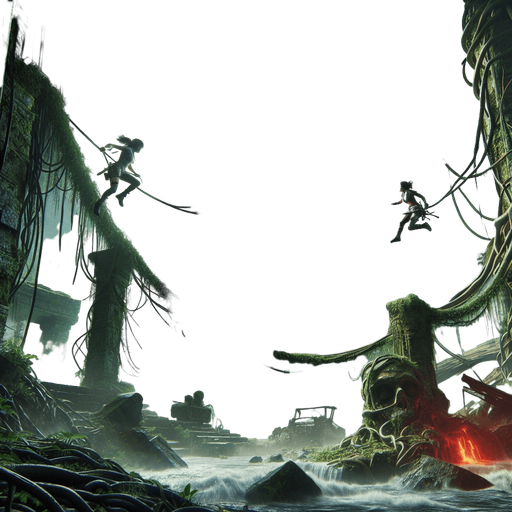 When describing a challenge's image, make it visual and engaging. Here's a structure to follow:

Visual Elements: Describe key objects, characters, or settings.
Mood/Atmosphere: Set the tone (fun, intense, adventurous).
Action/Scenario: Highlight what’s happening in the challenge.
Example 1 (Puzzle Challenge):
"A glowing maze with shimmering walls. Friends work together to guide a light orb through the twisting paths under a starry sky."

Example 2 (Action Challenge):
"An ancient jungle temple surrounded by vines and traps. Players leap across crumbling platforms to escape a rising flood of lava.".
Single Game Texture. In-Game asset. 2Template Text for Challenge:
Template Structure:
Challenge Name
Objective
Instructions
Reward/Point System
Example Template:

Challenge Name: Lava Leap
Objective: Cross the temple without falling into the lava.
Instructions: Use the arrow keys to jump between platforms. Time your jumps carefully to avoid obstacles.
Reward: Earn 10 points for each successful jump and a bonus for completing the level quicklyd. Blank background. High contrast. No shadows.