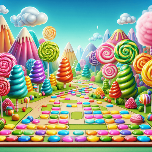 Candy land.
Single Game Texture. In-Game background.