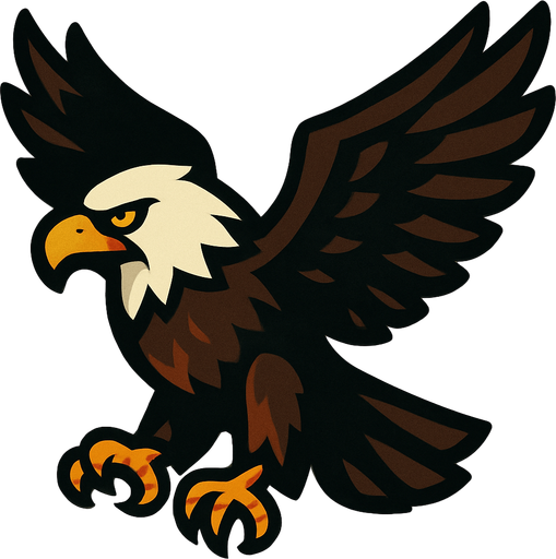 Eagle.
In-Game asset.  2d.  High contrast.  No shadows