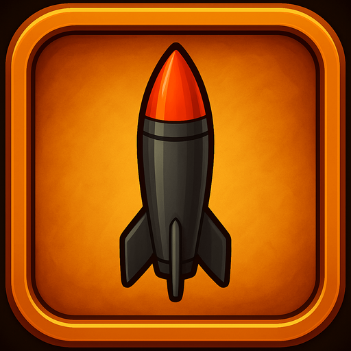 нужна из этой иконке одна ракета без пламени по вертикали