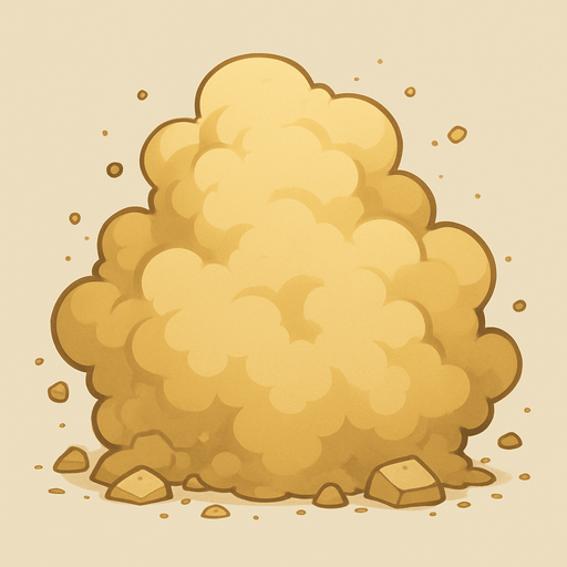 Polvo de construcción denso.
In-Game asset.  No shadows