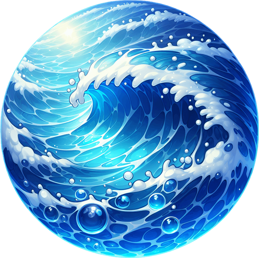 Water.
Single Game Texture.  In-Game asset.  2d.  High contrast.  No shadows. Water