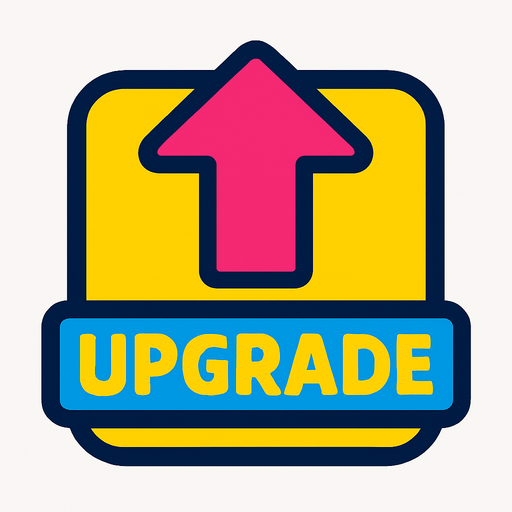 upgradeIndicator.
In-Game asset.  2d.  High contrast.  No shadows
