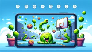 Slimy basketball