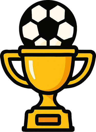 football cup.
In-Game asset.  2d.  High contrast.  No shadows