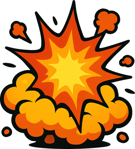 explosion effect
In-Game asset.  2d.  High contrast.  No shadows