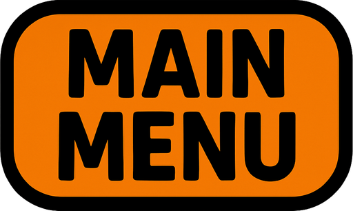 make a main menu button.
In-Game asset.  2d.  High contrast.  No shadows