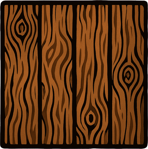 Wood texture.
In-Game asset.  2d.  High contrast.  No shadows