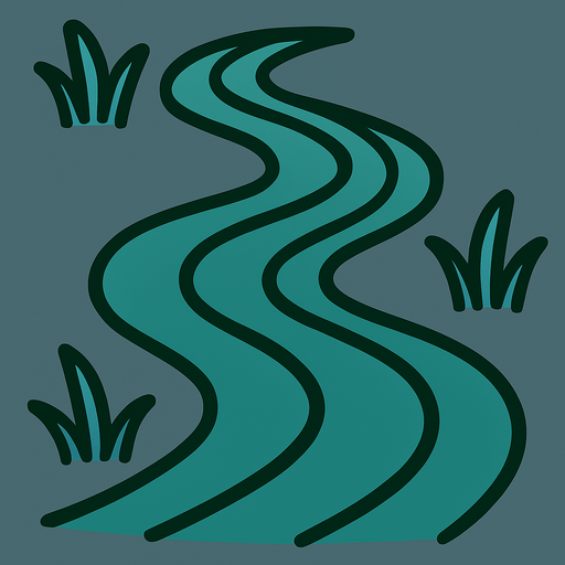 A river