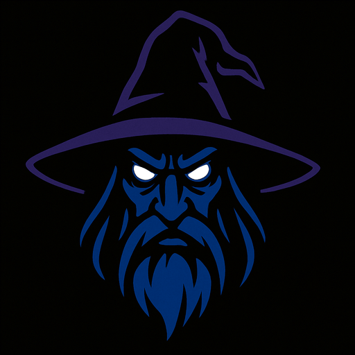 2d mysterious and scary wizard character's head.
In-Game asset.  2d.  High contrast.  No shadows