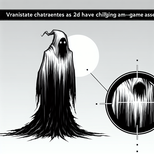 Ghost that is spooky.
Single Game Texture. In-Game asset. 2d. Blank background. High contrast. No shadows.