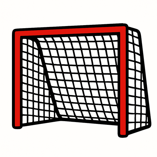 Goal net.
In-Game asset.  2d.  High contrast.  No shadows