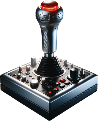 fligh joystick red button.