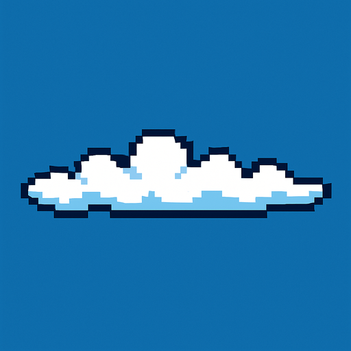 cloud 200x20.
In-Game asset.  2d.  High contrast.  No shadows