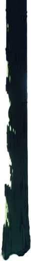 anime style green dark forest.
Single Game Texture.  In-Game asset.  2d.  Blank background.  High contrast.  No shadows